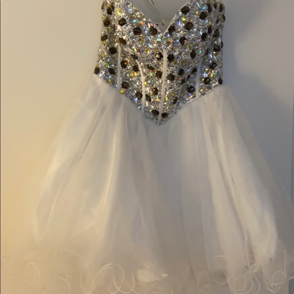 Alyce designs mini dress